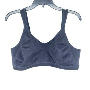 Playtex 18-Hour Active Lifestyle Full-Figure Sports Bra Size 42B Black Wirefree